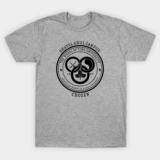 The Wheel of Time University - Chosen T-Shirt by Ta'veren Tavern